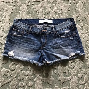A&F Low Rise Jean Shorts